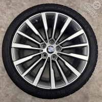 19 inch originele velgen + zomerbanden BMW 5 serie G30 G31 style 727 M 6884206 | 6884207