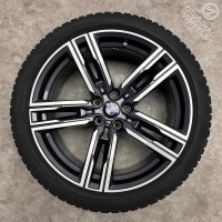 19 inch originele velgen + winterbanden BMW 5 serie G30 G31 style 727 M  8090019 | 8090020