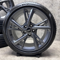 18 inch originele velgen + zomerbanden Audi A3 S3 8Y 8Y060102G set B