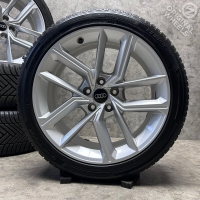 18 inch originele velgen + all season banden Audi A5 S5 S line 8W0601025FL set B