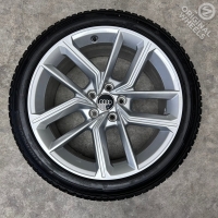 18 inch originele velgen + all season banden Audi A5 S5 S line 8W0601025FL set B