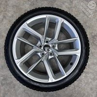 18 inch originele velgen + all season banden Audi A5 S5 S line 8W0601025FL set B