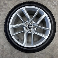 18 inch originele velgen + all season banden Audi A5 S5 S line 8W0601025FL set B