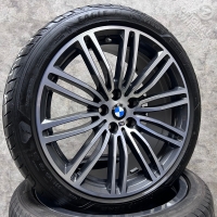 19 inch originele velgen + zomerbanden BMW 5 serie G30 G31 style 664 M 7856925 7855084