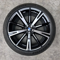 20 inch originele velgen + zomerbanden BMW 5 serie I5 style 938 M 5A324E6 5A324E7