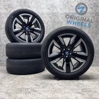 19 inch originele velgen + winterbanden BMW IX3 G08 styling 842 6895627 set B