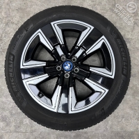 19 inch originele velgen + winterbanden BMW IX3 G08 styling 842 6895627 set B