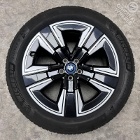 19 inch originele velgen + winterbanden BMW IX3 G08 styling 842 6895627 set B