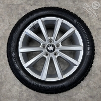 17 inch originele Merano velgen + winterbanden Volkswagen Passat 3G0071497C set B