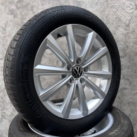 17 inch originele Merano velgen + winterbanden Volkswagen Passat 3G0071497C set C