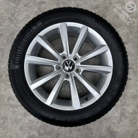 17 inch originele Merano velgen + winterbanden Volkswagen Passat 3G0071497C set C